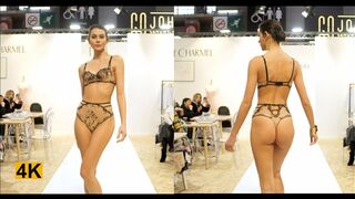 4K Vertical Paris Lingerie LISE CHARMEL EP 3 Salon International De La Lingerie 2023