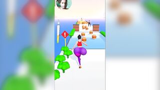 Twerk run mobile gameplay #shortvideo #shortsfeed #viral #tending #shores #mobilegameplay