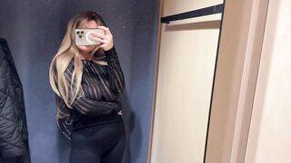 Awesome Transparent Sweater Try-On Haul I Dress-room in the MALL 2024