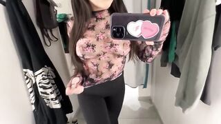 [4k] Transparent/Sheer Clothing Try on Haul with Faye subscribe pls