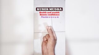 Kuber mudra #yoga #motivation #yogs #yogaworkout #mudra #fitness