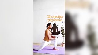 stretching for reduce thigh fat #ytshorts #ytviral #trending #onlineclasses #viral #yogaclass