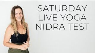 Saturday Yoga Nidra Announcement with Breif Centering to Connect with your Sankalpa