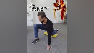 Stretching Hip Flexors Reduces Lower Back Pain #shorts