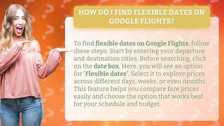 How do I find flexible dates on Google Flights?