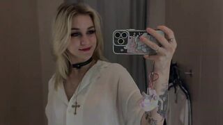 [4K] Transparent Clothes with Moonsi | See-Through Try On Haul No Bra Challenge
