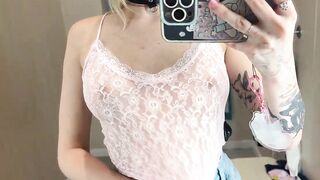 [4K] Transparent Clothes with Moonsi | See-Through Try On Haul No Bra Challenge