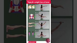 Yoga for weight lose at home #shorts #viral #shortvideo #trending