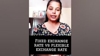 fixed exchange rate vs flexible exchange rate #ugcnetjrf #economy #mba #psu #hr #shortvideo #shorts