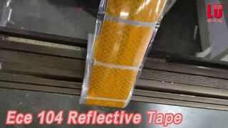 Segmented Type Ece 104 Reflective Tape Flexible Surface For Car Body