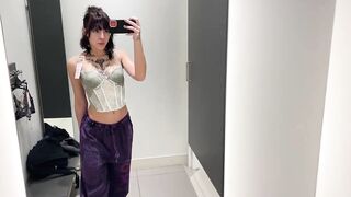 [4k] Transparent Corset Try On Haul | Ally Alden