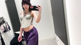 [4k] Transparent Corset Try On Haul | Ally Alden