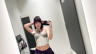 [4k] Transparent Corset Try On Haul | Ally Alden