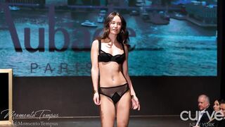 Watch Ksenia Malyukova's SLOW MOTION Lingerie Runway Walks /CURVE NYC 2024