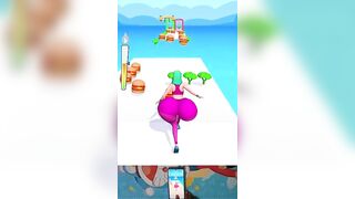 twerk run race || fun android games 10 #gameplay #shorts #short