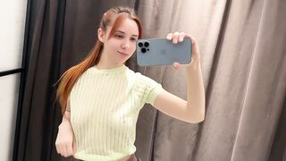 Green summer top. Try on haul.