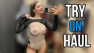 Try On Haul | Transparent Dress | See Through | Transparent Lingerie | Transparent Clothing | Haul