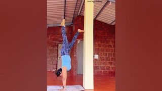 Handstand Journey #handstand #yogaurmi #fitness #yoga #yogateacher #yogapose #yogawithurmipandya