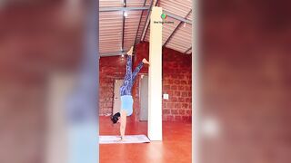 Handstand Journey #handstand #yogaurmi #fitness #yoga #yogateacher #yogapose #yogawithurmipandya