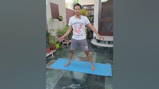 Simple home workout for whole body stiffness #yoga