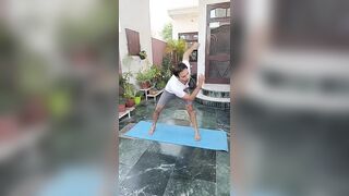 Simple home workout for whole body stiffness #yoga