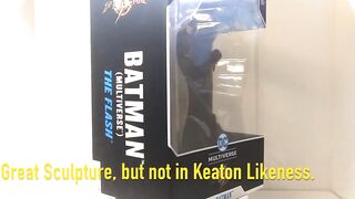 McFarlane Toys The Flash Keaton Multiverse Batman 12 Inch Statue with Flexible Cape!!