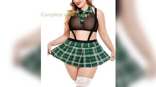 REVIEW: Avidlove Schoolgirl Lingerie Set - 16 Plus. ESSENTIAL details.