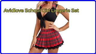 REVIEW: Avidlove School Girl Lingerie Set. ESSENTIAL details.