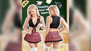 REVIEW: Avidlove School Girl Lingerie Set. ESSENTIAL details.