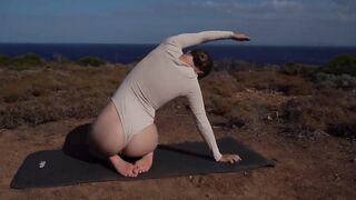 YOGA IN THE HOT SUN????