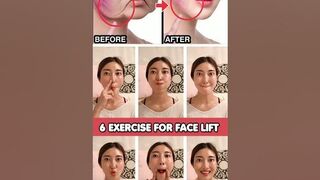 Simple Face Lifting Exercises For Jowls & Laugh Lines!#yoga #fitness #faceyoga