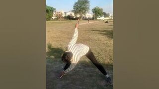 Outdoor Stretching ???????? #outdoor #streching #motivation #workout #fitness