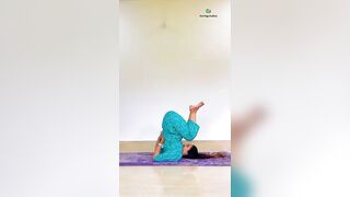 Sarvangasana - Halasana - Yoga Asana sequence #yogaurmi #urmiyogaacademy #yoga #fitness