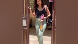 Actress Tejasswi Prakash Turns Up Summer Heat Post Yoga Session | Tejaswi Prakash | N18S #shorts