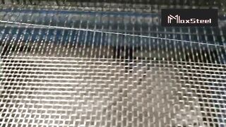 Flat Flex Wire Conveyor Belt , Intricate Pattern Flexible In Both Warp And Weft Directions