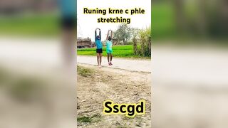 Runing Start Krne C Phle Stretching Exercise!????????#sscgd #bsf #ssc #cisf #viral #army #crpf #running