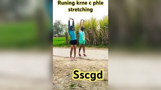 Runing Start Krne C Phle Stretching Exercise!????????#sscgd #bsf #ssc #cisf #viral #army #crpf #running