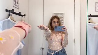[4K] See Through Try On Haul | Transparent clothes | Lingerie Transparent