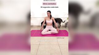 Yoga para principiantes, rutina de 5 minutos????