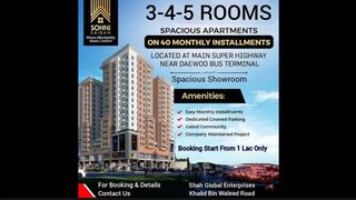 "Book Your Dream Apartment in Soni Saiban Today! Flexible Instalment Plans Available.