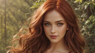 Beautiful girl in lingerie alone in the forest | AI Art Lookbook | AI Beauty and Art