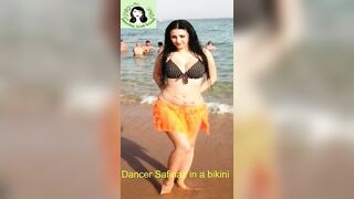 Dancer Safinaz: Shows off her femininity in a bikini | Fashion inspirations for curvy bodies