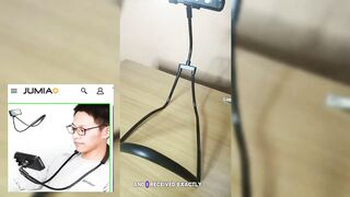 Unboxing + Reviewing Lazy Neck/Flexible Waist Phone Holder
