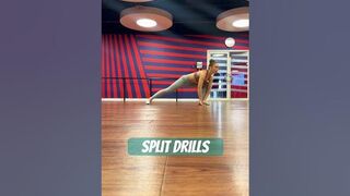 SPLIT DRILLS???????????? #split #flexibility #flexible #gym #stretch #stretchingexercises #stretchingtips