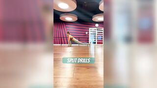 SPLIT DRILLS???????????? #split #flexibility #flexible #gym #stretch #stretchingexercises #stretchingtips