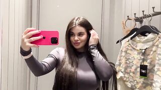 Transparent 2 Tops Try on Haul | See-Through & Braless Vibe at Mall