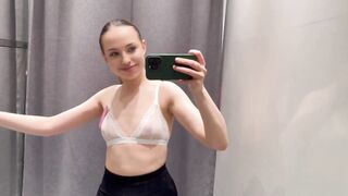 [4K] Try on haul transparent tops for Summer 2024