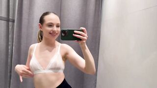 [4K] Try on haul transparent tops for Summer 2024