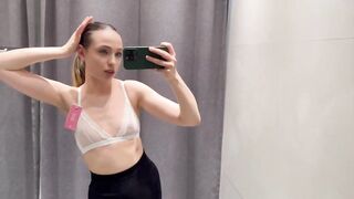 [4K] Try on haul transparent tops for Summer 2024