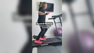 #shorts ~ Treadmill Workout Physical Exercise #resistancebands #strength #stretching #cardio #dance